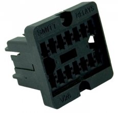 V26 socket - Crimp terminal, panel mount