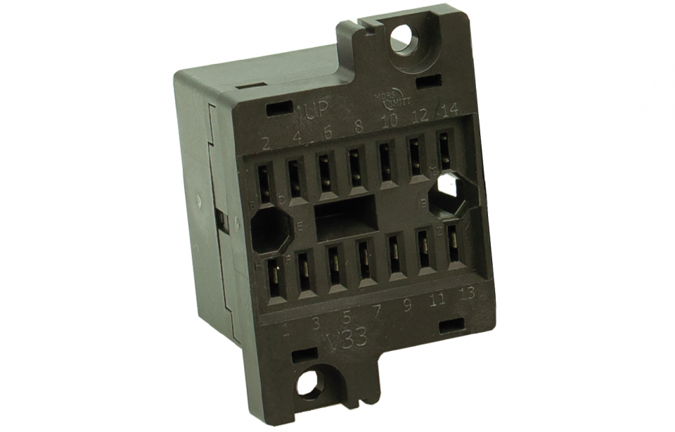 Flush & PCB mounting sockets